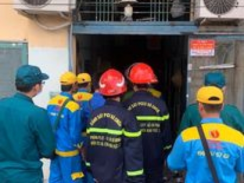 Gas sao việt kết hợp Công An Phòng Cháy và Chữa  cháy kiểm tra an toàn gas cho hộ gia đình khu vực Thạnh Lộc