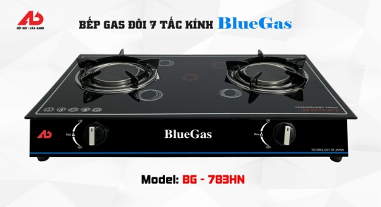 Bếp Gas Đôi 7 tấc Kính (BG-783HN)