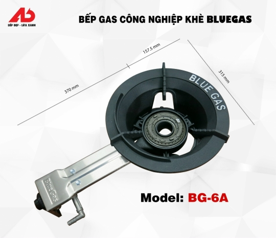 Bếp Gas Công nghiệp Khè Bluegas (BG-6A)