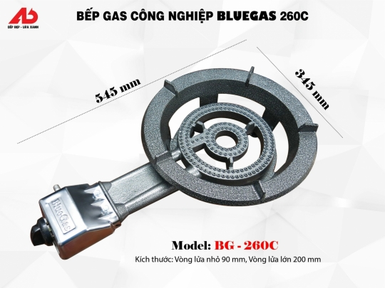 Bếp Gas Công Nghiệp Bluegas 260C (BG-260C)