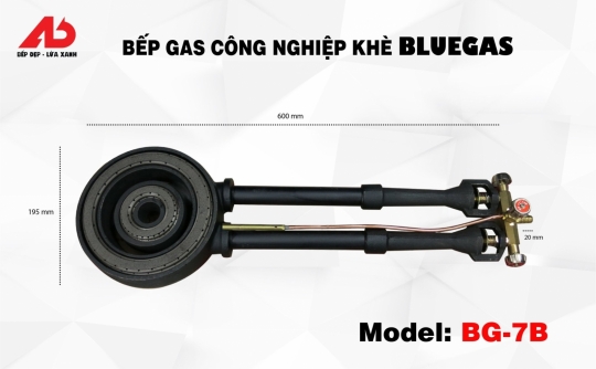 Bếp Gas Công Nghiệp Khè Bluegas (BG-7B)