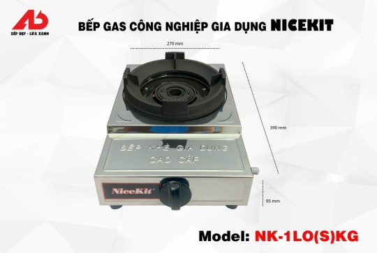 Bếp Gas Công Nghiệp Gia Dụng Nicekit NK-1LO(S)KG