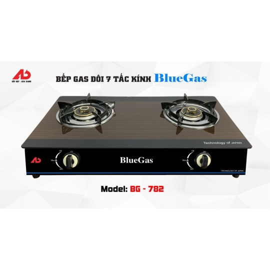 bếp gas đôi mặt kính 7 tấc cao cấp