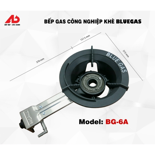 Bếp Gas Công nghiệp Khè Bluegas (BG-6A)