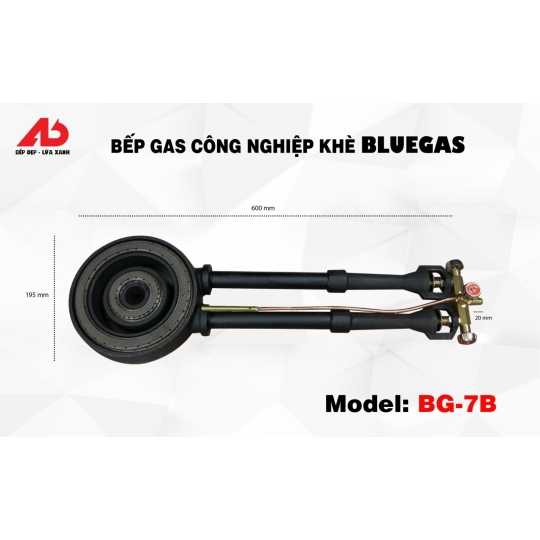 Bếp Gas Công Nghiệp Khè Bluegas (BG-7B)