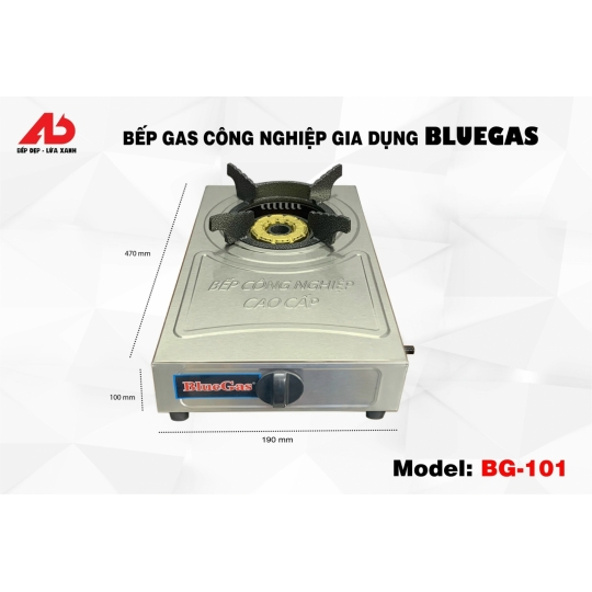Bếp Gas Công Nghiệp Gia Dụng Bluegas (BG-101)